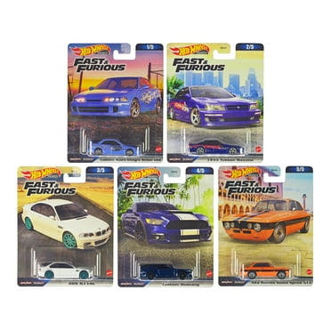 2022 Hot Wheels Retro Entertainment Fast & Furious Premium Set of 5, 1/ ...