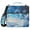 Cute Blue Mouse in Sky, variant on 3 Ring Zipper Binder with Shoulder Strap Waterproof Trapper Keeper 1.5 Inch D-Ring 500 Sheets Capacity Cute Blue Mouse in Sky