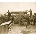 thumbnail image 2 of Arlington, Virginia. Soldiers of 4th New York heavy Artillery loading 24-pdr. siege gun on wooden barbette (Ingalls Battery - Fort Corcoran) Poster Print (18 x 24), 2 of 4