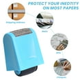 RYWESNIY Identity Theft Protection Roller Stamp with 2 Refill Ink