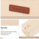 thumbnail image 4 of Estuche para lápices, estuche para lápices para estudiantes, estuche para monedas, bolsa para cosméticos, organizador de papelería para oficina, beige, 4 of 7