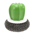thumbnail image 2 of Cleaning Supplies Home Kitchen Cleaning Brush Cactus Dishwashing Brush Cleaning Brush Nano Cleaning Ball With Handle, 2 of 5