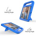 thumbnail image 3 of Allytech Kids Case for Samsung Galaxy Tab A7 10.4" 2020 Released SM-T500 T505 T507, EVA Rubber Silicone Reinforced Shockproof Kids Friendly Lightweight Folding Stand Drop Protection, Blue, 3 of 5
