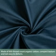 thumbnail image 2 of NTBAY Organic Cotton Standard Pillow Shams Set of 2, Soft and Silky, 20" x 26", Navy Blue, 2 of 5