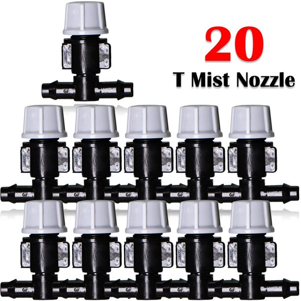 10-50M Ball Valve Automatic Micro Drip Irrigation System Garden Irrigation Kits Yard Greenhouse Watering Spray Simple Nozzles He Qiyong unisex