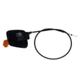 thumbnail image 2 of Cable de control del acelerador de empuje y de una sola palanca, GY21107, compatible con LA135 LA145 LA155 LA165 Reemplaza piezas Accesorios Soledad Cable de empuje y tracción, 2 of 5
