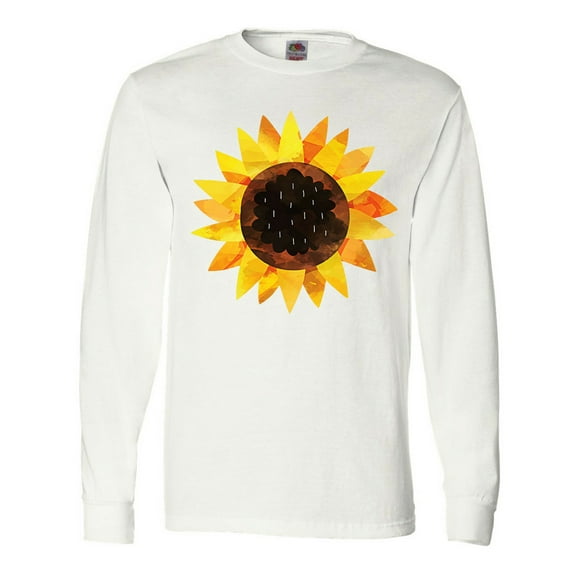 Inktastic Summer Sunflower Long Sleeve T-Shirt
