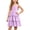 Purple, variant on FAIWAD Girls Sleeveless Tiered Dress Spaghetti Strap Ruched Layered Ruffle Summer Dresses Cute Flowy Princess Dress