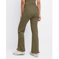 thumbnail image 3 of Hanes Originals Women's Rib Flare Pants, 28" Oregano XS, 3 of 4