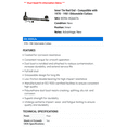 thumbnail image 2 of Inner Tie Rod End - Compatible with 1978 - 1981 Oldsmobile Cutlass 1979 1980, 2 of 2