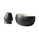 thumbnail image 4 of Cuenco tradicional para matcha y soporte para batidor, suministros para la ceremonia del té, cuenco de cerámica para negro, 4 of 9