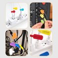 Wire Color Code Pu Multicolor Write-On Cable Labels, Color-Coded Cord Tags for Wire ...