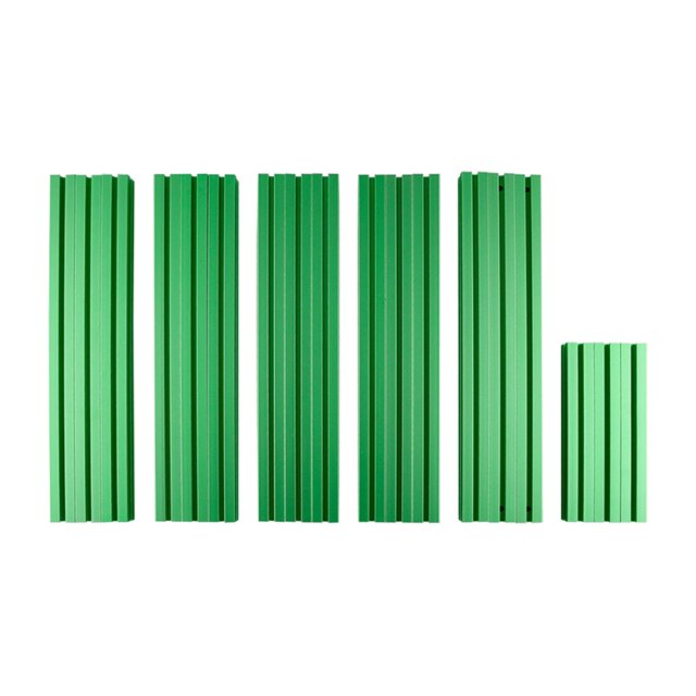 Extrusión de de aluminio 1515, riel lineal de 200mm y 100mm para impresora 3D V0 V0.1, instación, tratamiento de superficie Verde Sunnimix Perfil de extrusión