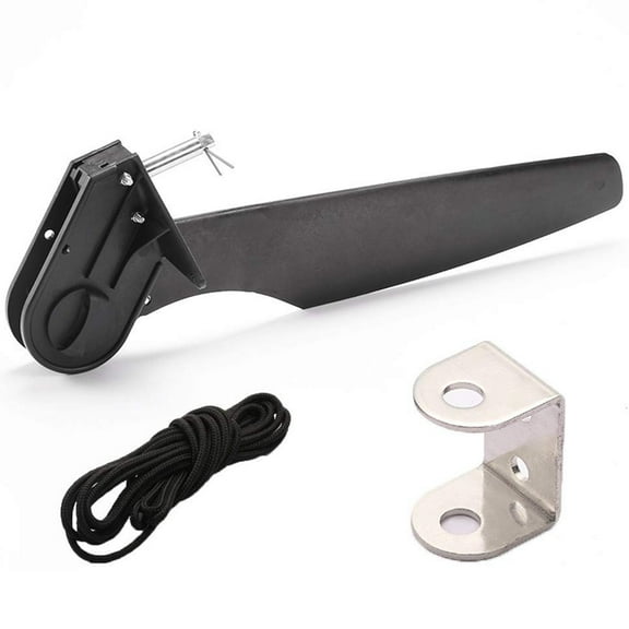 Kayak Nylon Rudder Fishing Watercrafts Canoes Boats Rudder Foot Control Steering Systems with Controls Line Kits
