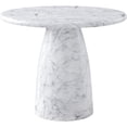 thumbnail image 5 of Meridian Furniture Cosenza White 36" Indoor/Outdoor Concrete Dining Table, 5 of 7