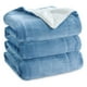 thumbnail image 1 of Manta Bedsure Sherpa de forro polar, tamaño king, gruesa, cálida y lavada, azul, 1 of 6