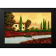 thumbnail image 2 of Borelli, Guido 24x17 Black Modern Framed Museum Art Print Titled - Al Tramonto Sul Fiume, 2 of 5