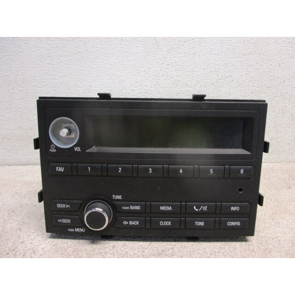 Pre-Owned 2014 Chevrolet Sonic AM FM Radio Receiver OEM LKQ - Verify Specific Vehicle Fitment In Description - (Good)