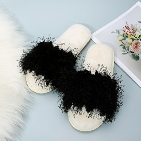 

PEASKJP Summer Sandals for Women 2023 Women Flat Slippers Fashion Women Indoor and Outdoor Beach Flip Flops Casual Summer Shoes Black 8.5
