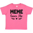 thumbnail image 3 of Inktastic Meme Loves Me Baby Clothes Girls Baby T-Shirt, 3 of 5