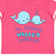 thumbnail image 4 of Inktastic My Nonni Whale-y Loves Me Boys or Girls Toddler T-Shirt, 4 of 5