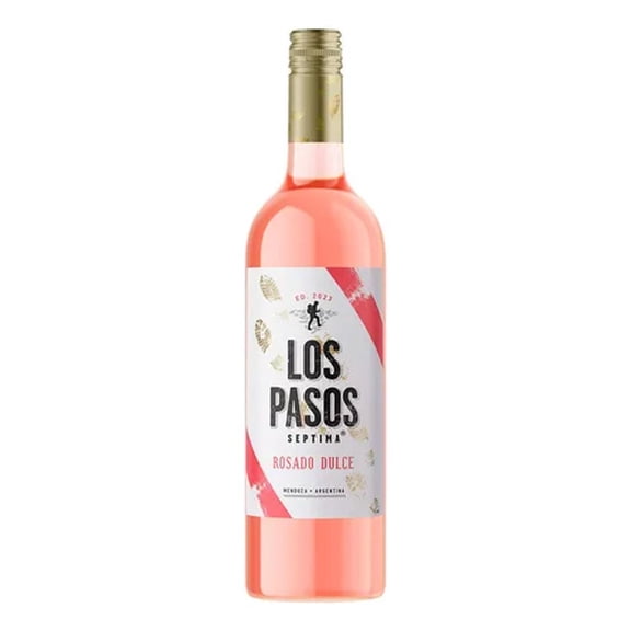 Pack de 12 Vino Rosado Los Pasos Septima Dulce 750 ml