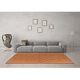 thumbnail image 3 of Ahgly Company Indoor Rectangle Solid Orange Modern Area Rugs, 7' x 10', 3 of 4