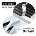 thumbnail image 2 of NAGARAKU Eyelash Extensions Individual Lashes 0.15mm J curl 7-15mm Mix Tray Classic Matte Black Natural Faux Mink 16 rows, 2 of 9