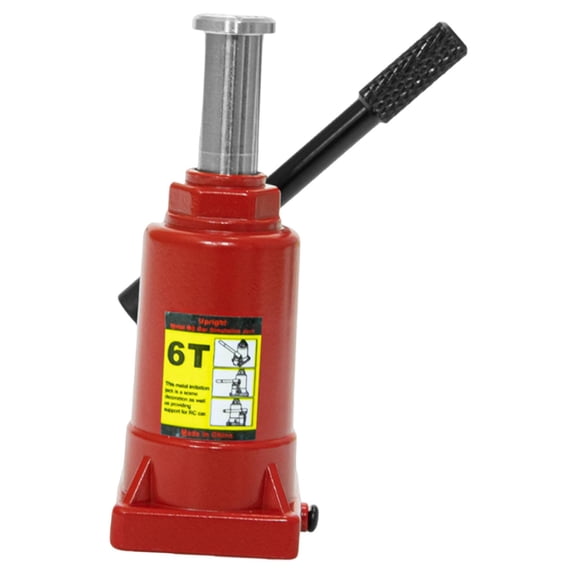 Gato hidráulico de elevación para vehículos RC 1/8 1/10, piezas de coche RC, decorativo, duradero Rojo