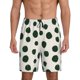 thumbnail image 1 of Fotbe Abstract Green Polka Dot Pantalones Cortos de Pijama para Hombre, Ropa de Dormir, Pantalones de Pijama Cortos para Hombre-Small, 1 of 6
