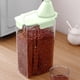 thumbnail image 4 of Xihbxyly Tanque de Almacenamiento de Plástico Verde, Diseño Sellado para Alimentos Secos, Contenedor Transparente con Unidad de Medida, Hebillas de Seguridad, Almacenamiento de Cocina Que Ahorra Espa, 4 of 6