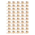 thumbnail image 1 of 50Pcs Brass 6.35mm Double Headed Plug Spade Connectors, Quick Crimp Male and Female Connector Kit for Automotive, Marine, Sound, Industrial Applications, 1 of 7