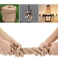 thumbnail image 4 of Natural Jute Rope Durable 32ft Length, 3/8 Inch Thick, Eco-Friendly Twine for Crafts, Gardening, DIY Projects, 4 of 8