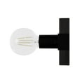 thumbnail image 5 of Hunter - Donelson 1-light Natural Black Iron, Small Sconce Light, Dimmable, Rustic Style, for Bedrooms, Dining, Living Rooms - 13051, 5 of 7