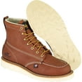 thumbnail image 4 of Men's 6" Thorogood Boots (U.S.A.) 814-4200-GWP702 with Leather Lace, Tobacco,Brown, 4 of 5