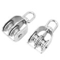 thumbnail image 4 of Rotation Pulley Block,2PCS Double Pulley Block Cable Pulley Block Dual Pulley Block Innovative Solution, 4 of 14
