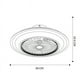 thumbnail image 4 of CITYLUZ VENTILADOR DE TECHO CON CONTROL REMOTO 6 VELOCIDADES 3 TEMPERATURAS DE LUZ 7 ASPAS TRANSPARENTES 50CM X 19.5CM INCLUYE 1 UNIDAD, 4 of 4