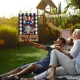 thumbnail image 5 of JeashCHAT 4th of July Patriotic Garden Flag Double Sided Outside, Memorial Day Independence Day American Stars and Stripes House Yard Patio Outdoor Decoration Garden Flags, 12x18 Inch, 5 of 6