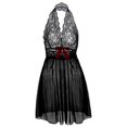 thumbnail image 2 of Lingerie Aguichant en Dentelle Col en V Profond Grande Taille Robe Érotique Transparente, 2 of 7