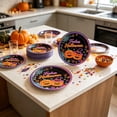 thumbnail image 4 of SLYNSHome 10Pcs 9 inch Halloween Paper Plates Disposable Tableware, Neon Pumpkin Witch Print Paper Plates Holiday Indoor Party Supplies Table Decorations, 4 of 6
