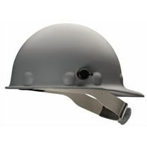 Honeywell Fibre-Metal Cap Style P2 Hard Hat Gray 8pt-Ratchet Suspension Fibergla