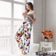 thumbnail image 5 of Fotbe Mexican Bright Style Pantalones de Pijama para Mujer, Pantalones de Dormir, Pantalones Pj con Cordón y Bolsillos-Large, 5 of 6