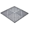 thumbnail image 3 of Interlocking Drainage Floor Tiles, 40 PCS 15.7"x15.7"x0.7" Polypropylene Mats, Non-Slip Garage Organization Solution for DIY(Gray), 3 of 9
