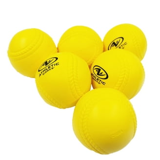 Balle De TeeBall Franklin Sports ProBrite - Orange Fluo - Caoutchouc Souple - NEUVE