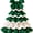 green&white, variant on DIY Crochet Christmas Tree Kit – Handmade Holiday Decoration Set, Christmas Tree Crochet Kit, is A Christmas Gift for Handicraft Enthusiasts