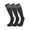 Gray, variant on XBASW 3 Pairs Toddler Kids Football Soccer Knee High Socks Stripes Sports Socks Cotton Thigh High Socks for Boys Girls 1-12T