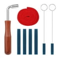 thumbnail image 2 of Kit Professional Piano Tuning Kit Tuning Wrench Hammer Temperament Strip Mute Kit Piano DIY Fixing Set, 2 of 7