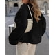 thumbnail image 2 of Suéter PRETTYGARDEN Negro Oversized Difuso Cuello Redondo Talla L, 2 of 8