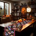 thumbnail image 6 of Jiibva Sugar Skull Mexican Dia De Los Muertos Table Runner 1Pc, 6 of 7