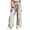 Beige, variant on BUWTTER Casual Pants for Women Summer Casual Straight Leg Trousers with Classic Comfortable Breathable Daily Wear Womens Slacks for Work Beige L